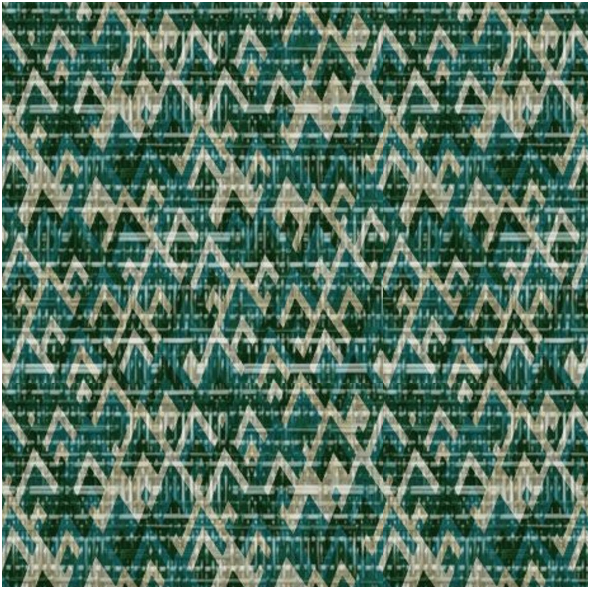 Fabric 6525 | zielona wariacja - trójkąty, choinki