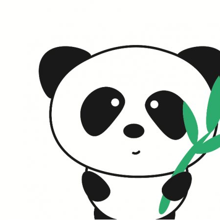 Fabric 6848 | Panda przód i tył