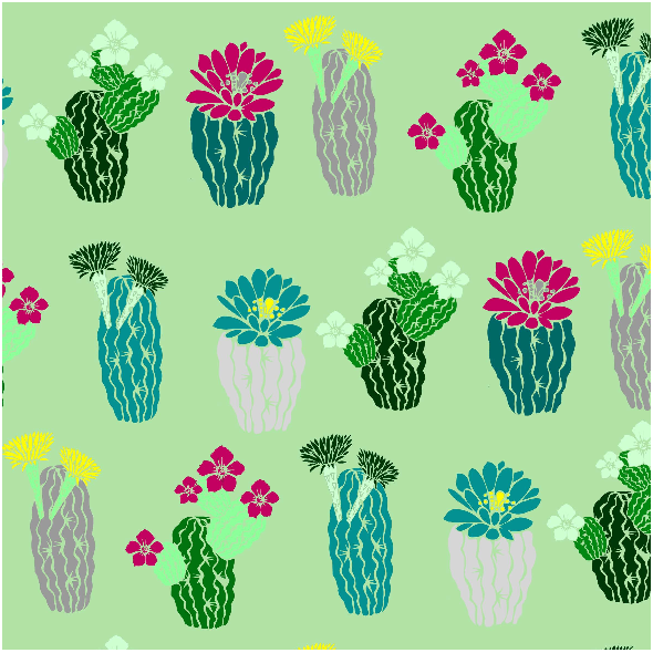 Tkanina 7139 | kaktusowa mieta