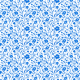 Fabric 7179 | flowers blue