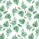 Fabric 7985 | palmy wodne zielone