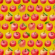 Tkanina 8439 | jabłka 