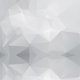 Tkanina 9002 | WHITE AND SILVER LOWPOLY 33