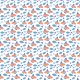 Fabric 9235 | Andria niebieskie rybki