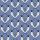 Fabric 9237 | Papużki nierozłączki niebieskie