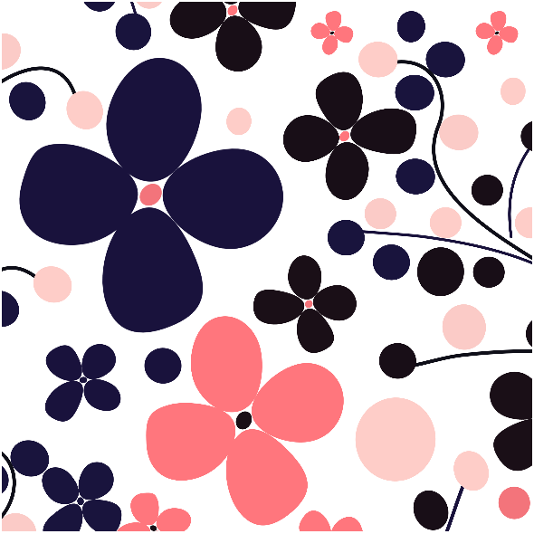Fabric 9242 | Kaori kwiatowa łąka