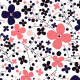 Tkanina 9242 | Kaori kwiatowa łąka