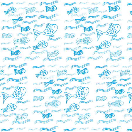 Fabric 9625 | FISHES IN THE WATER 2