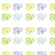 Tkanina 9629 | HAPPY ELEPHANTS0