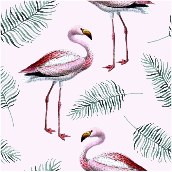 Tkanina 9772 | Flamingo
