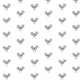 Tkanina 9791 | Bird - white and black pattern