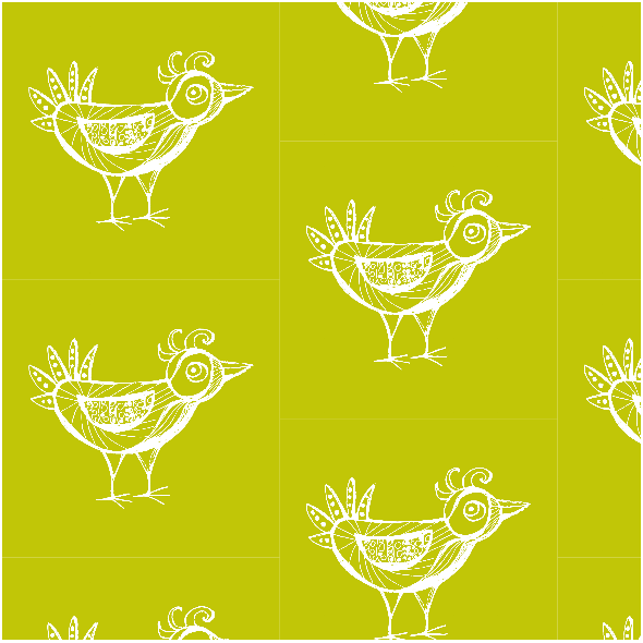 Fabric 9793 | BIRD - green 