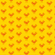 Tkanina 9802 | BIRD- yellow