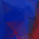 Tkanina 9805 | cobalt and red