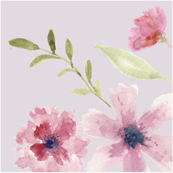 Tkanina 9844 | spring flowers 
