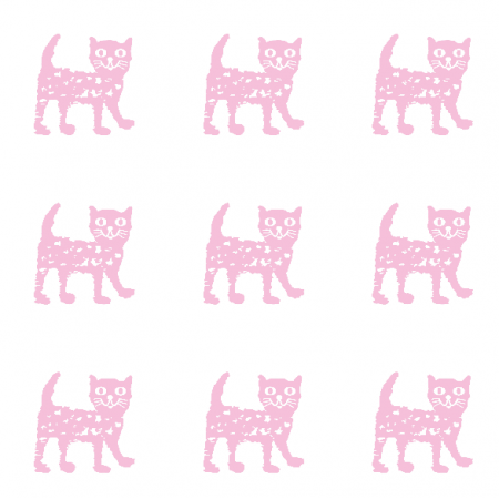 Fabric 9933 | Happy cat - pink