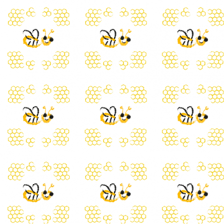 Fabric 9947 | Happy bee -2