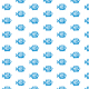 Tkanina 10018 | blue Fish 1