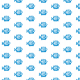 Tkanina 10018 | blue Fish 1