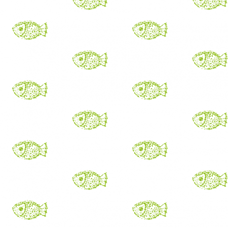 Fabric 10027 | Green fish