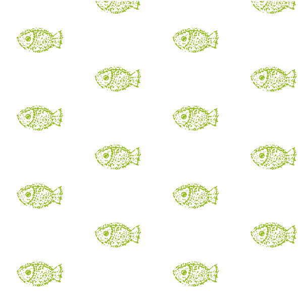 Tkanina 10027 | Green fish