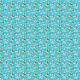 Fabric 10097 | Coconuts & flowers Blue