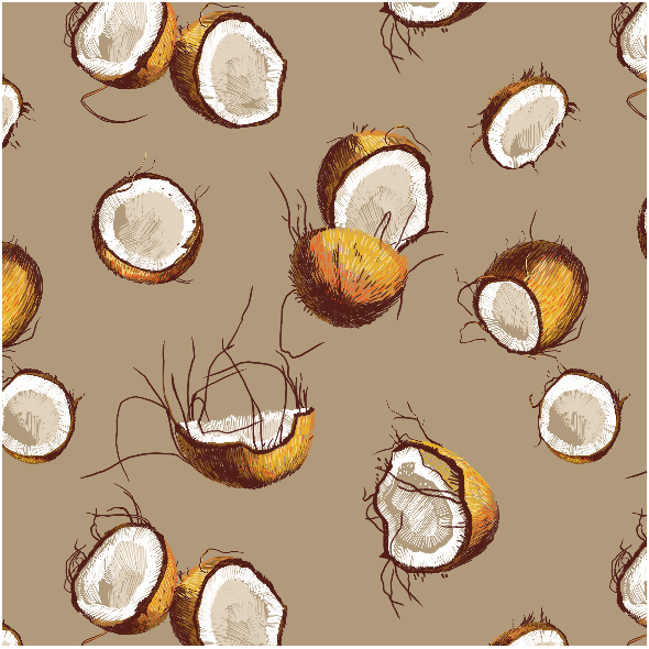 Tkanina 10107 | Coconuts 1