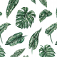 Tkanina 10153 | Tropical leaves 2
