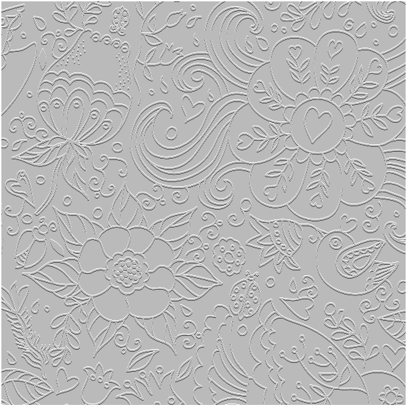 Fabric 10277 | kwiaty i ptaki