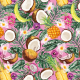 Fabric 10323 | Tropical fruits pink