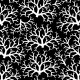 Tkanina 10361 | coral black and white