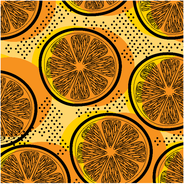 Tkanina 10450 | pomarańcza