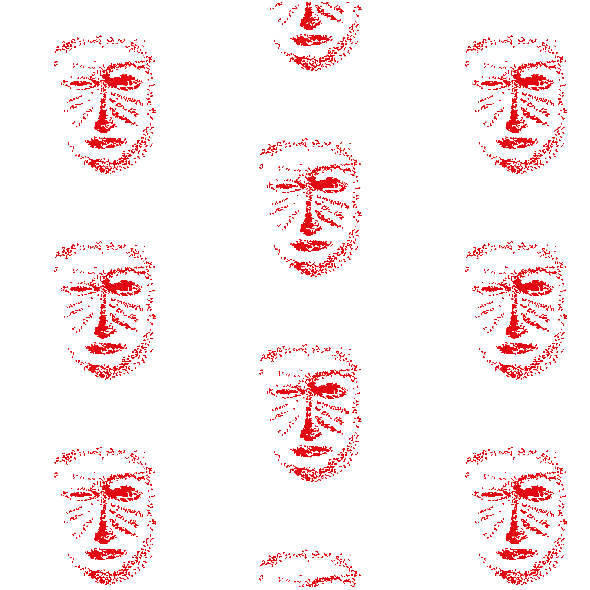 Fabric 10455 | red mask
