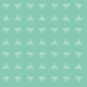 Fabric 10475 | little bird - WHITE and mint