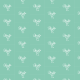 Tkanina 10477 | little bird - WHITE and mint n02