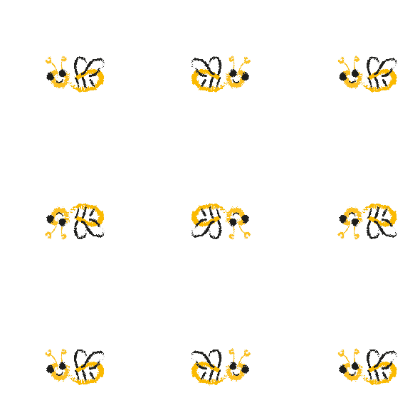 Tkanina 10488 | lITTLE bees 2