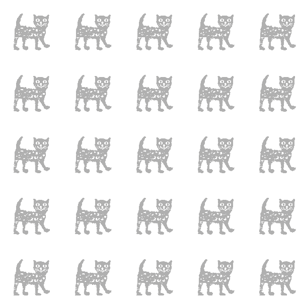 Fabric 10494 | GrAy happy cat 2