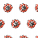 Tkanina 10503 | Rustic flower 5A