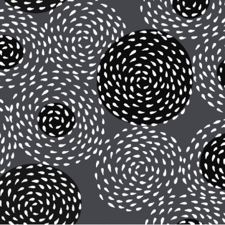 10579 | Drop Circles - black & WHITE