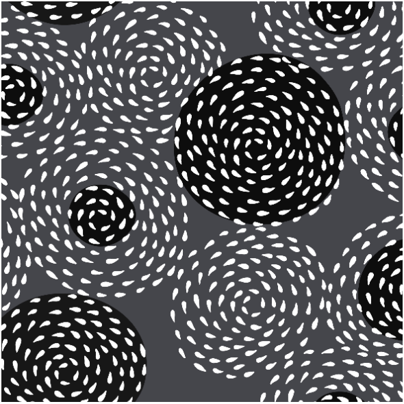 Fabric 10579 | Drop Circles - black & WHITE1