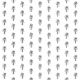 Tkanina 10599 | SUNFLOWER 1 - black and white pattern