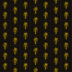Fabric 10601 | SUNFLOWER 1 - black and YELLOW pattern
