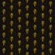 Tkanina 10601 | SUNFLOWER 1 - black and YELLOW pattern
