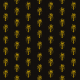 Tkanina 10601 | SUNFLOWER 1 - black and YELLOW pattern