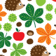 Fabric 10609 | CHESTNUTS & HEDGEHOGS