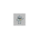 Fabric 10627 | ROBOT Z SERCEM - PILLOW PANEL (35 CM)