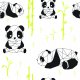 Fabric 10697 | geometryczne pandy