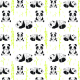 Fabric 10697 | geometryczne pandy