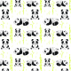 Fabric 10697 | geometryczne pandy