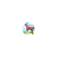 Tkanina 10756 | Horse pattern colourfull pillow
